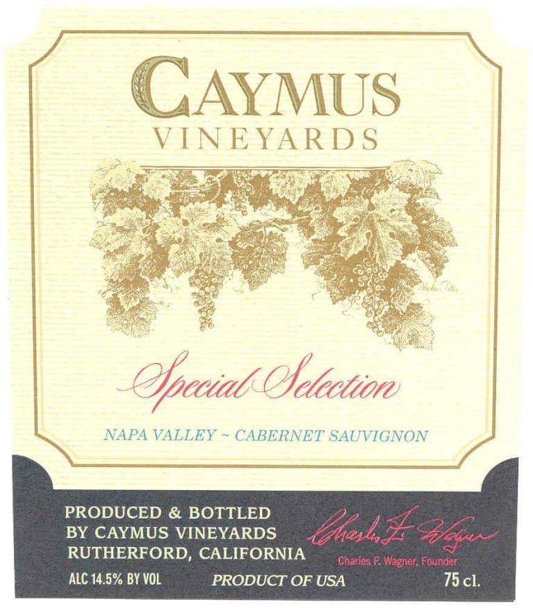 (image for) Caymus Special Selection 2017 (WS 94) - WAS:$350++
